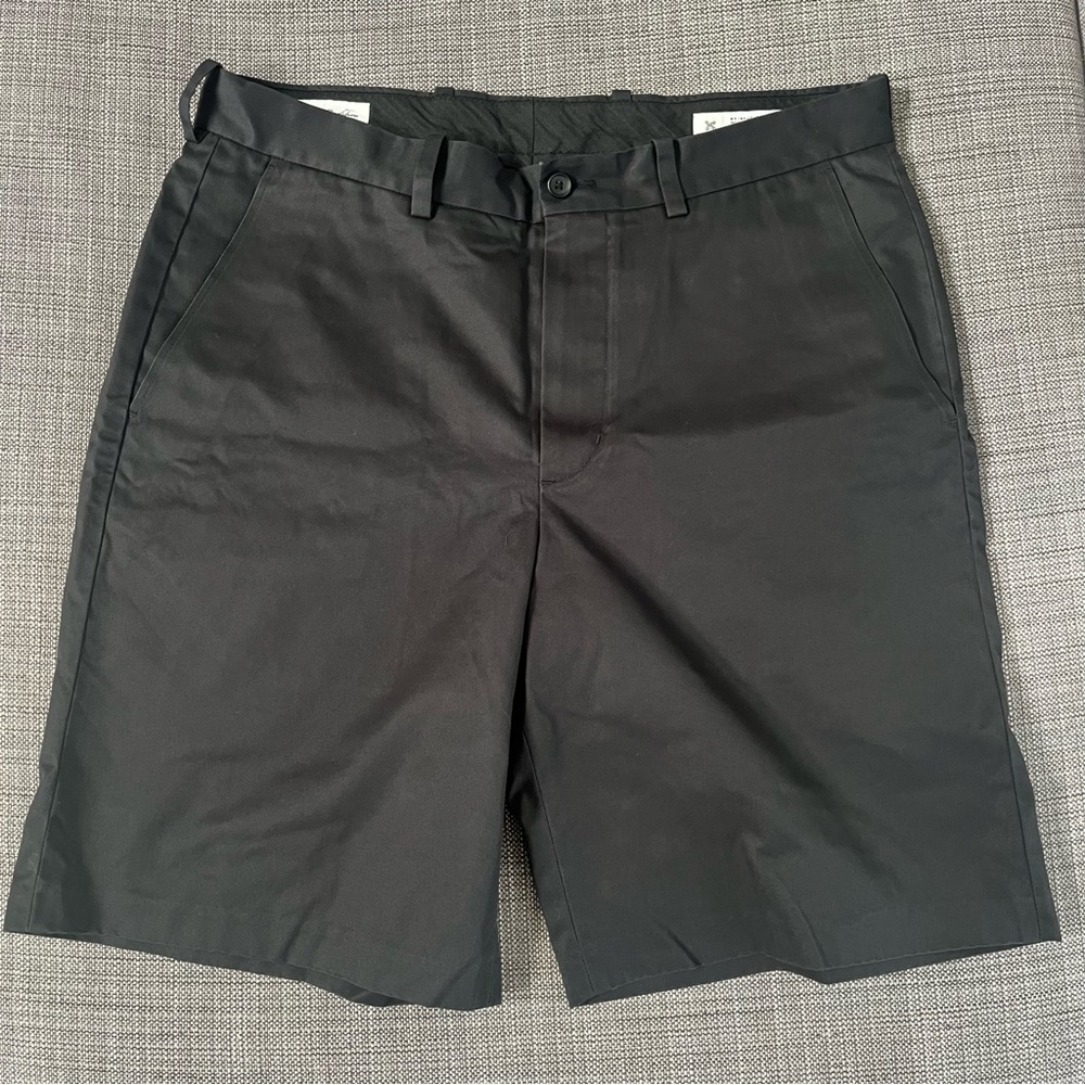 John W. Nordstrom Men’s Black Flat Front Shorts Sz 33W